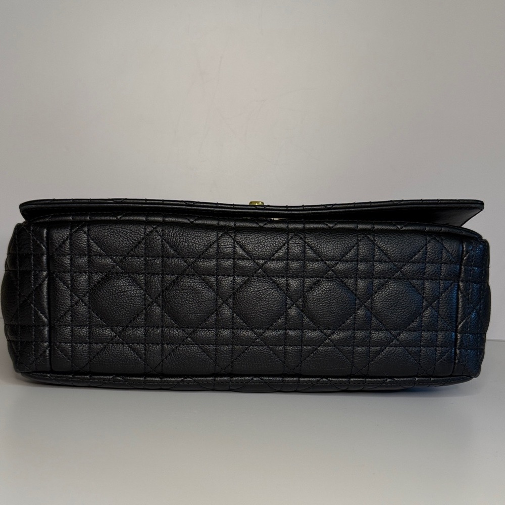 Dior Large Caro Black Cannage Shoulder Bag with Gold Chain - Picture 6 of 16